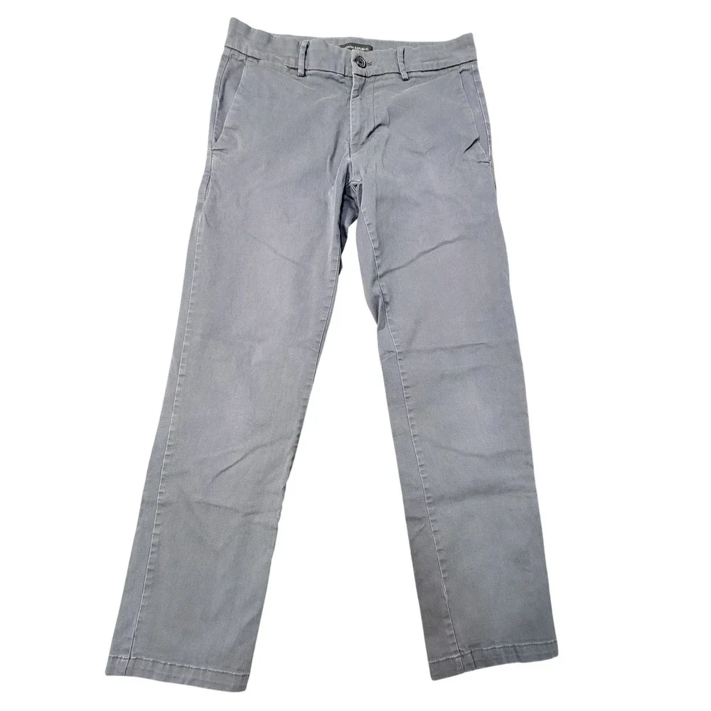 EUC Banana Republic Traveler Slim Fit Pants Mens 30x30 Navy Blue Stretch‎ Chino